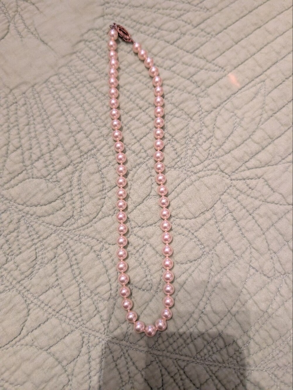 925 Clasp Made In Spain Classic Pearl Strand Necklace - Women Jewelry